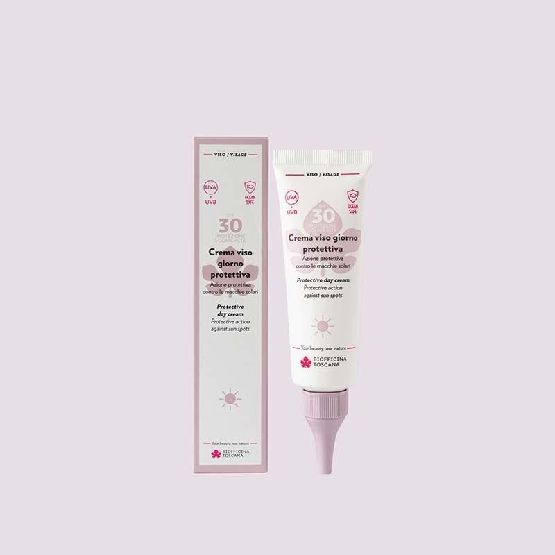 Crema viso giorno protettiva SPF30 50 ml - Biofficina Toscana Crema viso giorno protettiva SPF30 50 ml - Biofficina Toscana