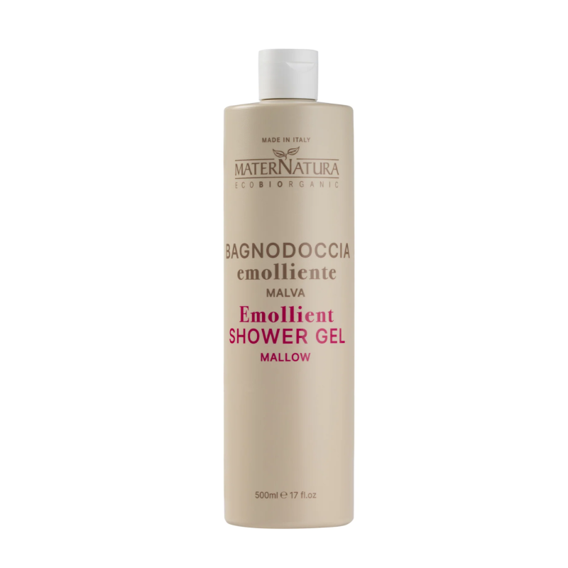Bagnodoccia emolliente alla Malva 500 ml - MaterNatura Bagnodoccia emolliente alla Malva 500 ml - MaterNatura